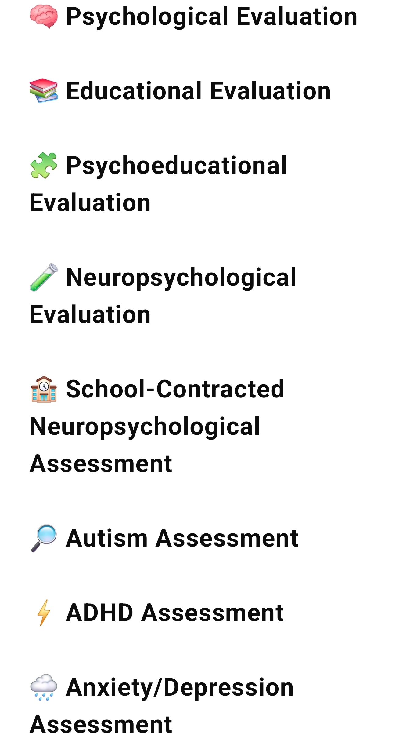 No-Waitlist Assessments