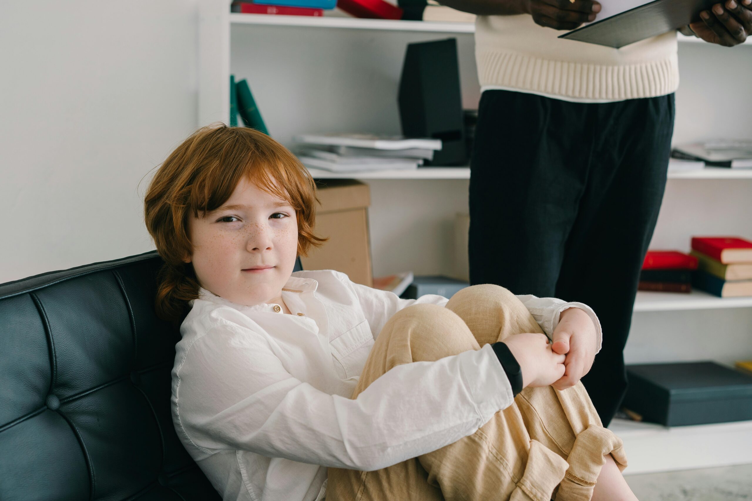 child at therapy to improve behavioral health